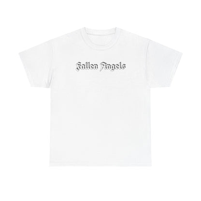Fallen Angels Tee —Horizontal Text Front + Graphic Back
