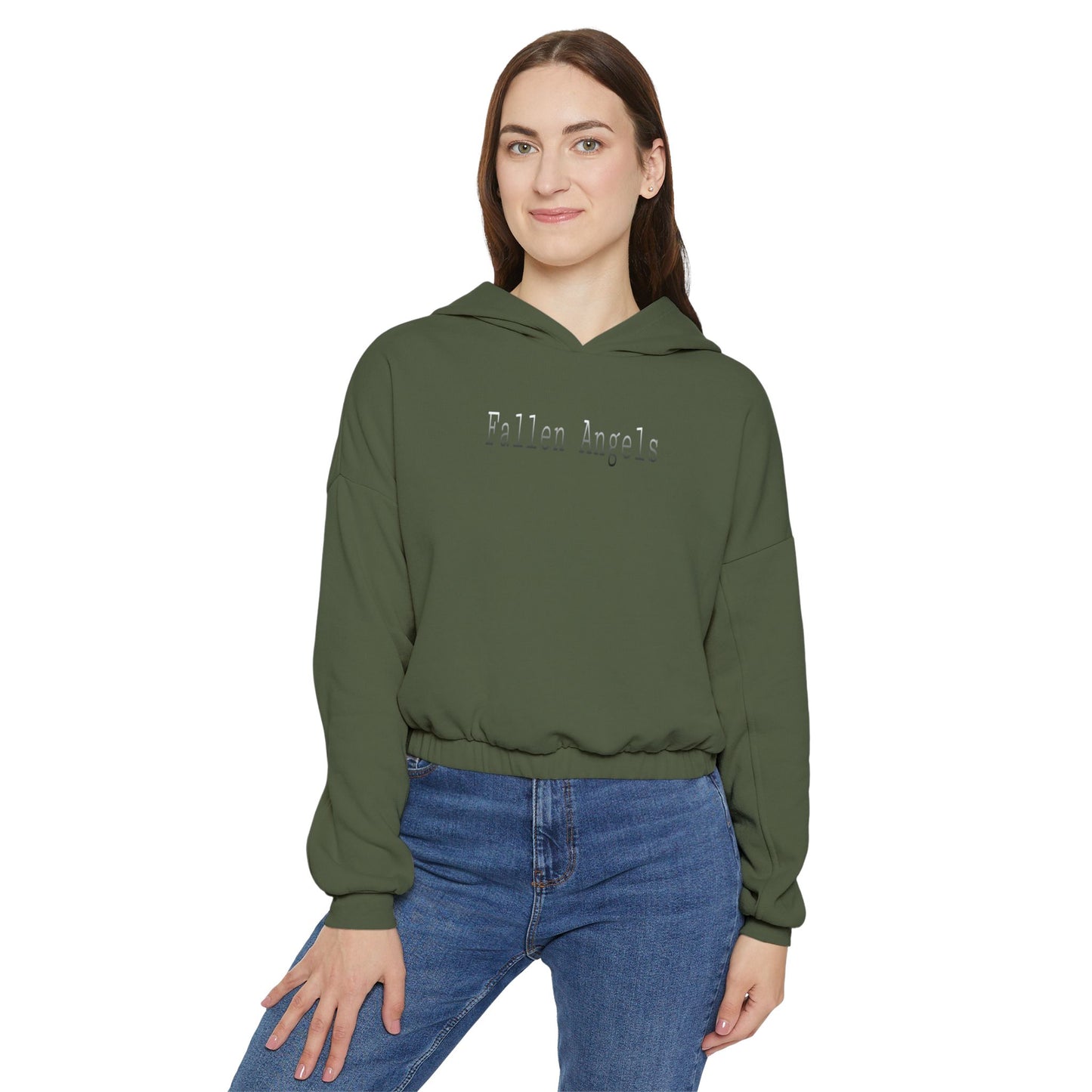 Fallen Angels Women's Cinched Bottom Hoodie
