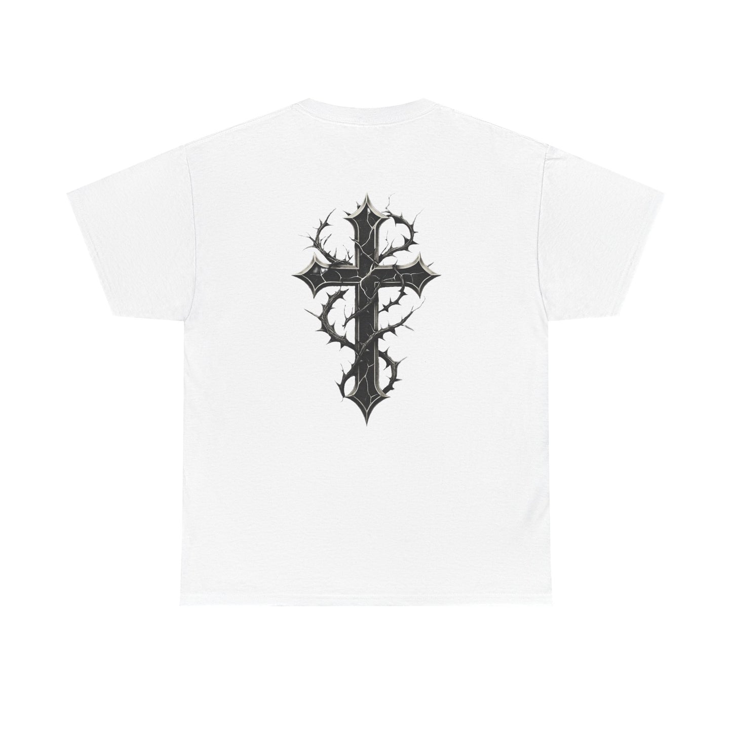 Fallen Angels Tee —Horizontal Text Front + Graphic Back