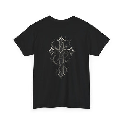 Fallen Angels Tee —Horizontal Text Front + Graphic Back