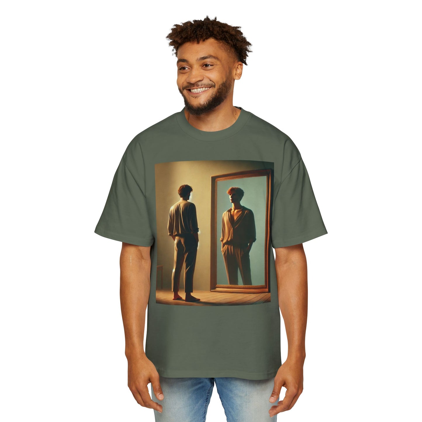 Fallen Angels Men's Heavy Oversized Tee