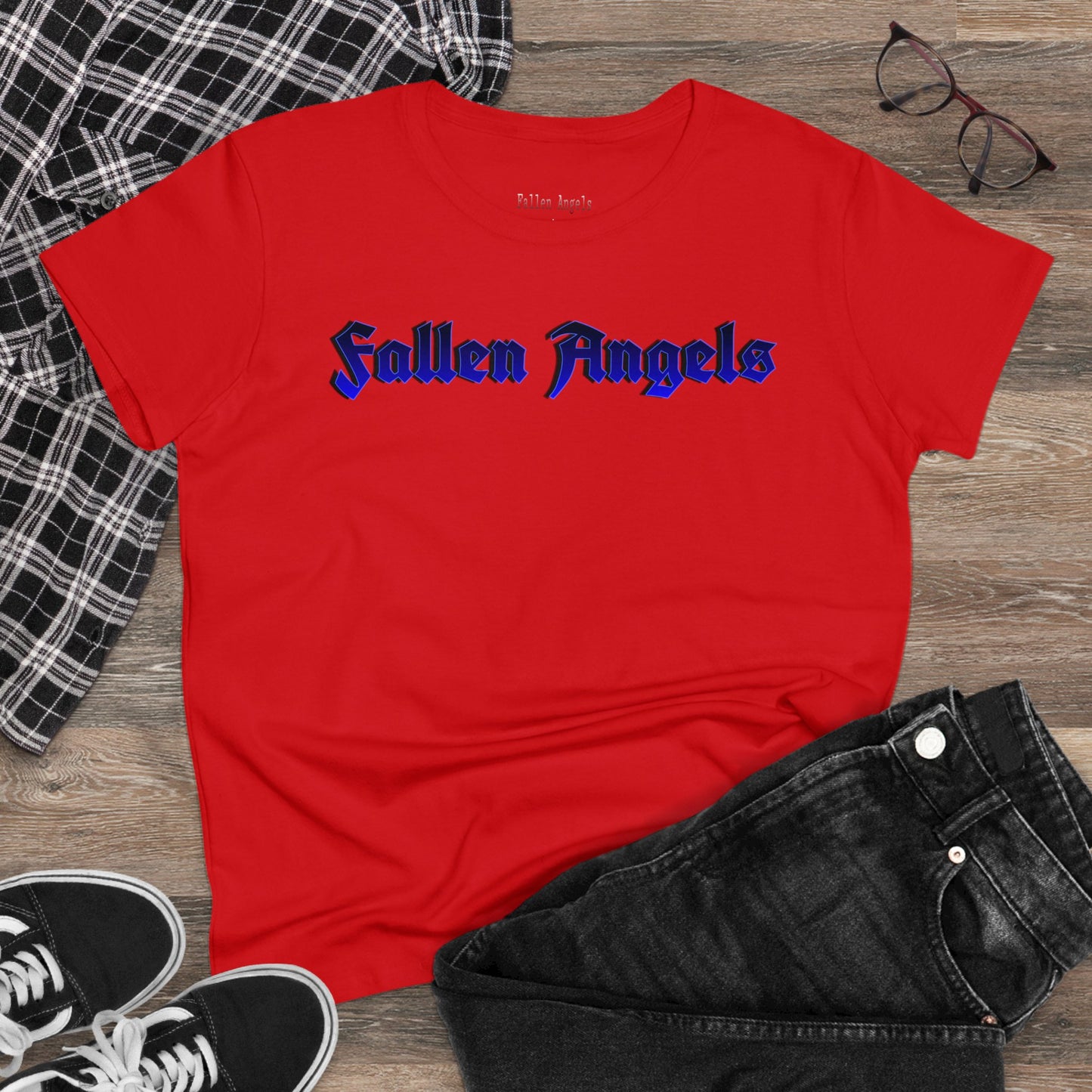 Fallen Angels Women's Midweight Cotton Tee