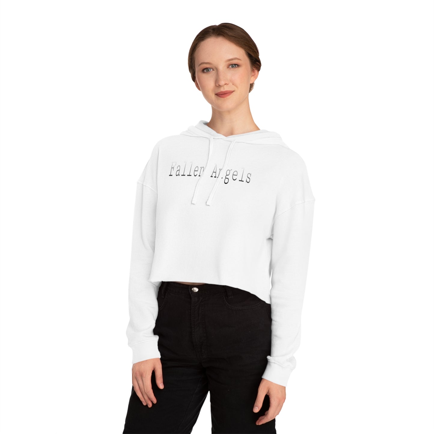 Fallen Angels Women's Cropped Hooded Sweatshirt