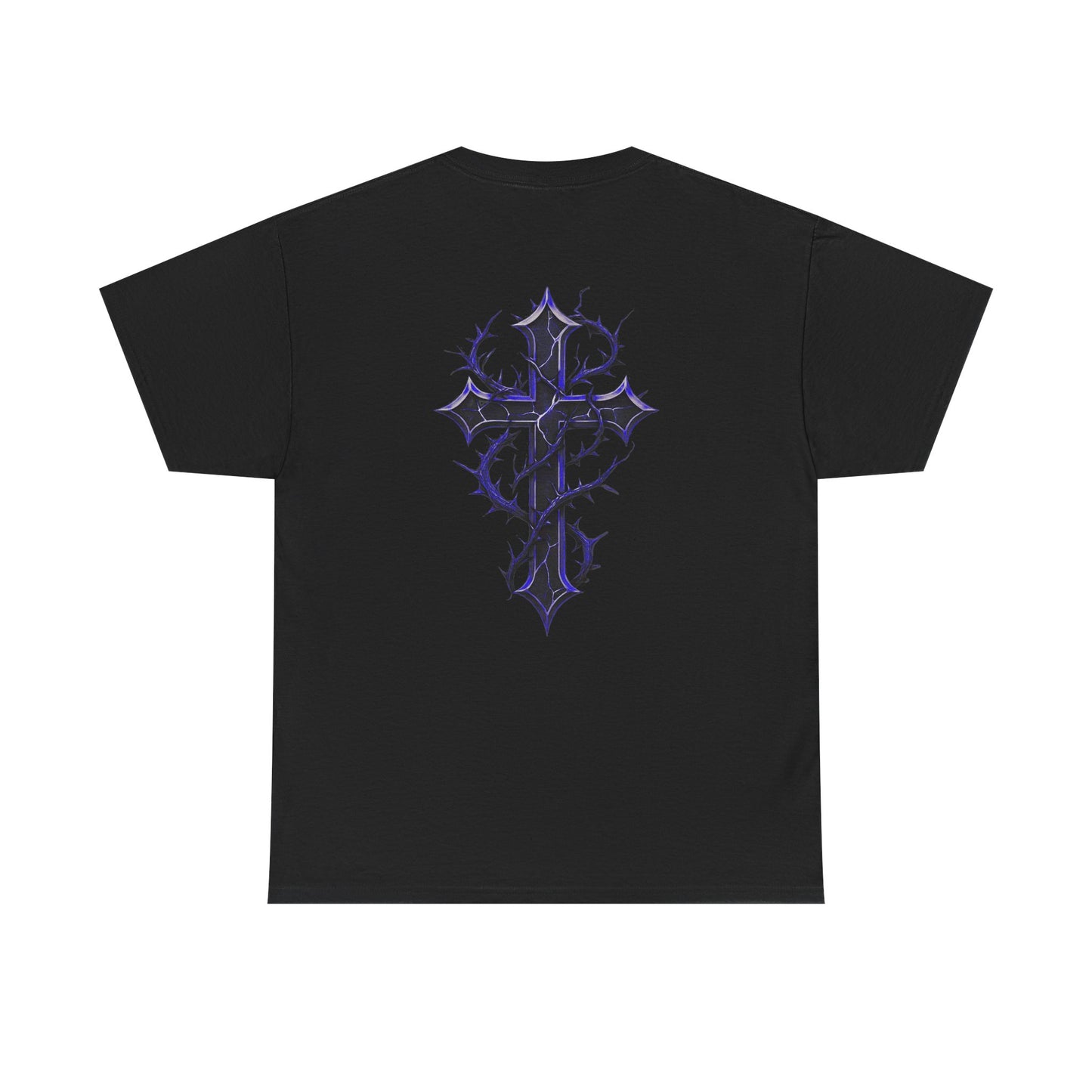 Fallen Angels Tee- Horizontal Text Front + Graphic Back