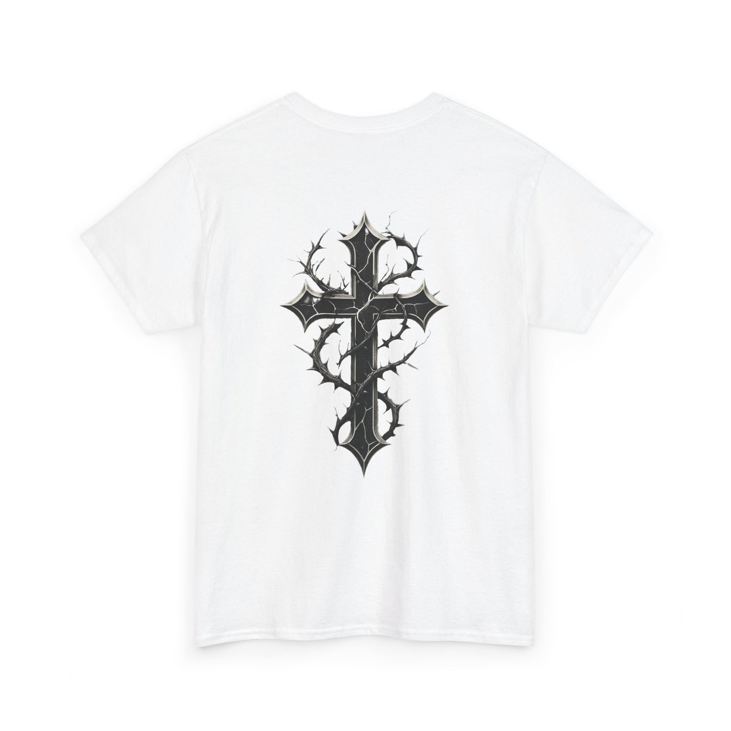 Fallen Angels Tee — Horizontal Text Front + Graphic Back