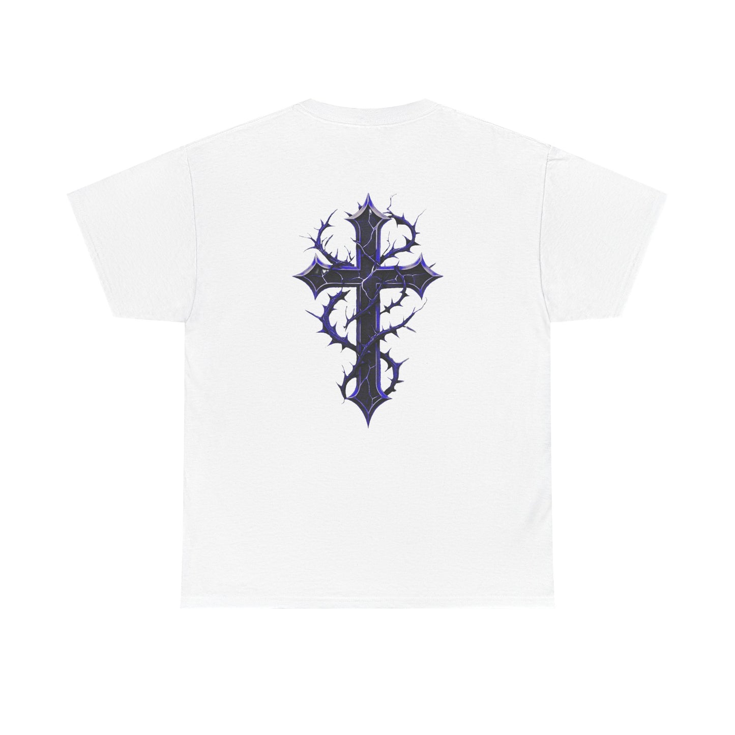 Fallen Angels Tee- Horizontal Text Front + Graphic Back