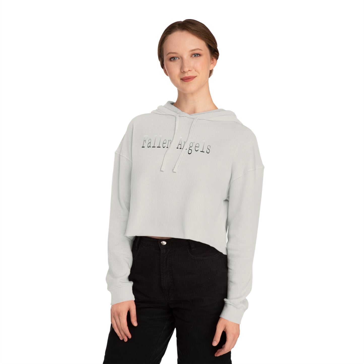 Fallen Angels Women's Cropped Hooded Sweatshirt