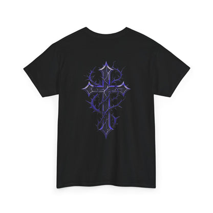 Fallen Angels Tee- Horizontal Text Front + Graphic Back