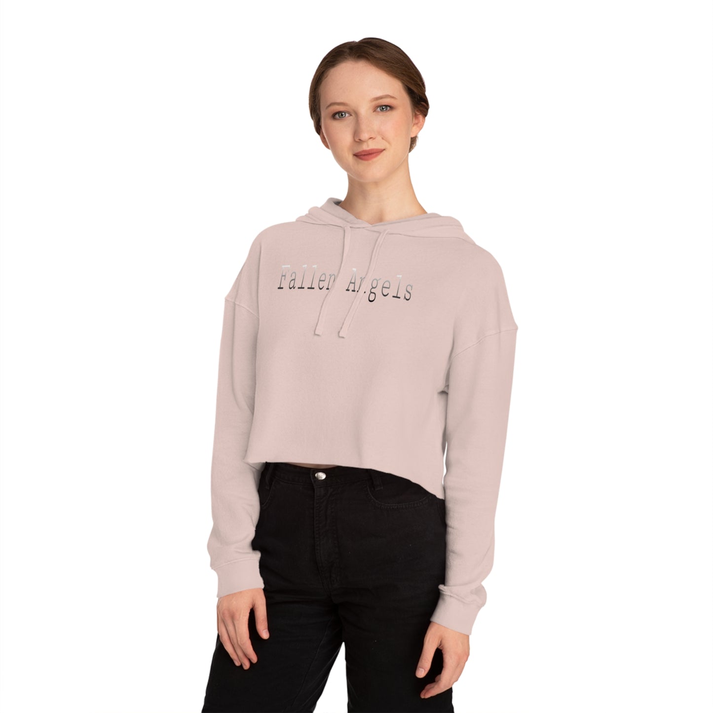 Fallen Angels Women's Cropped Hooded Sweatshirt