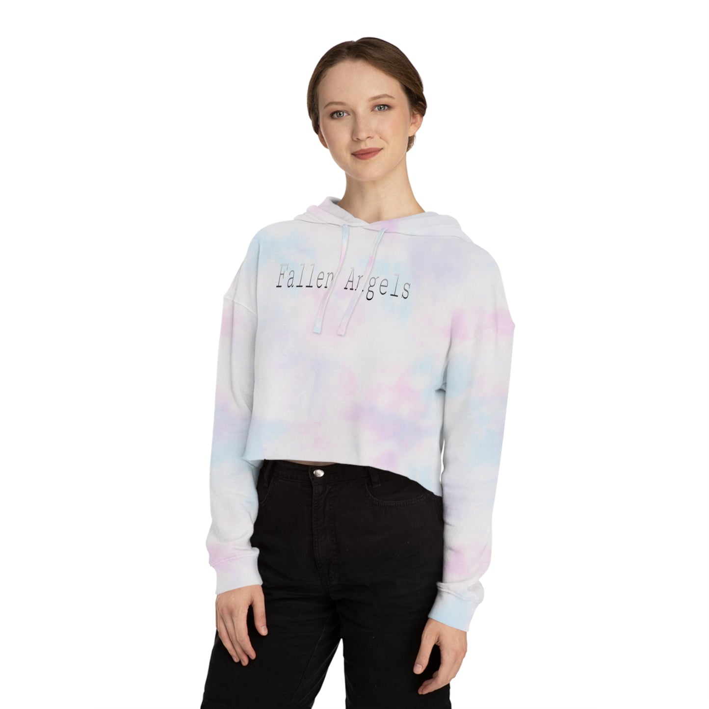 Fallen Angels Women's Cropped Hooded Sweatshirt