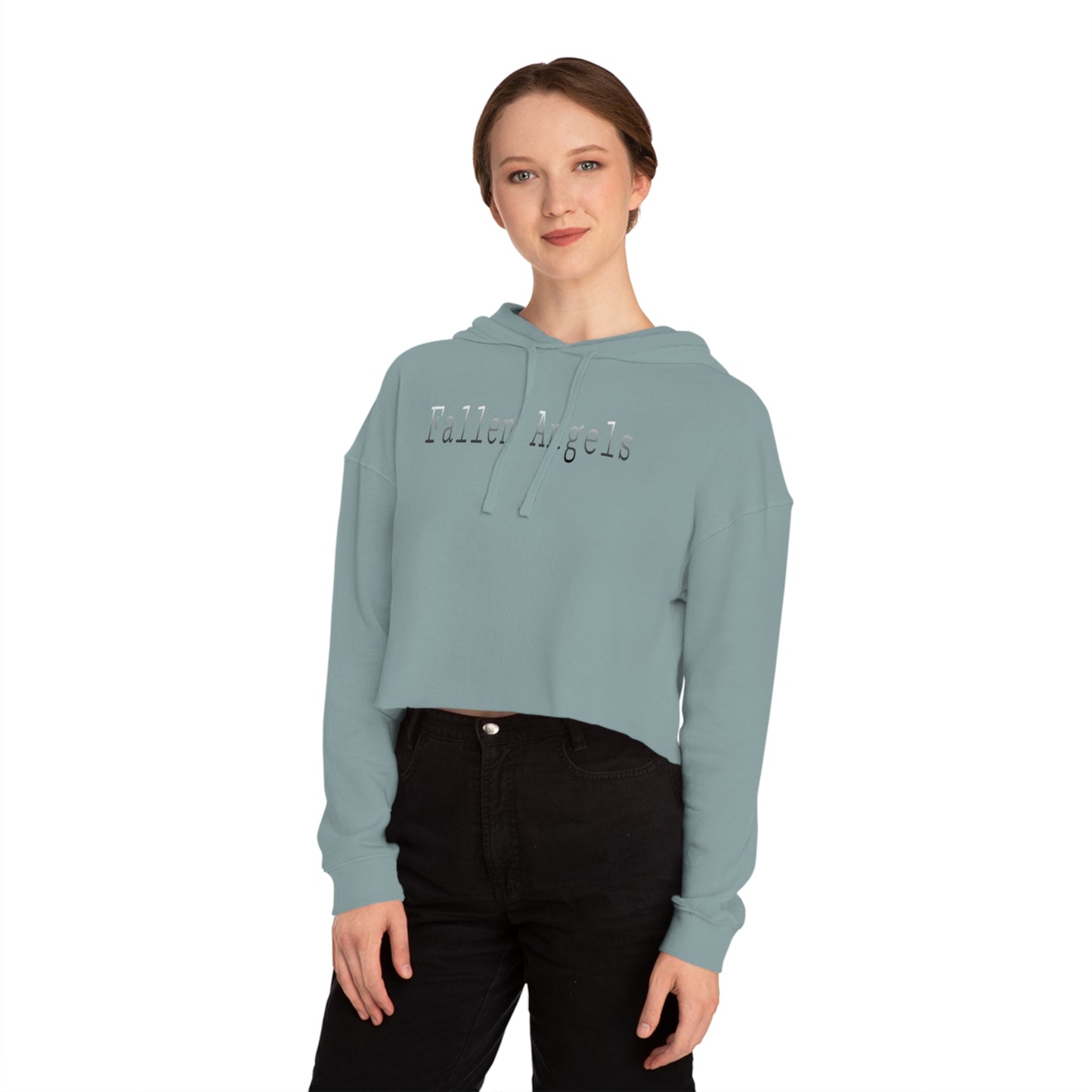 Fallen Angels Women's Cropped Hooded Sweatshirt