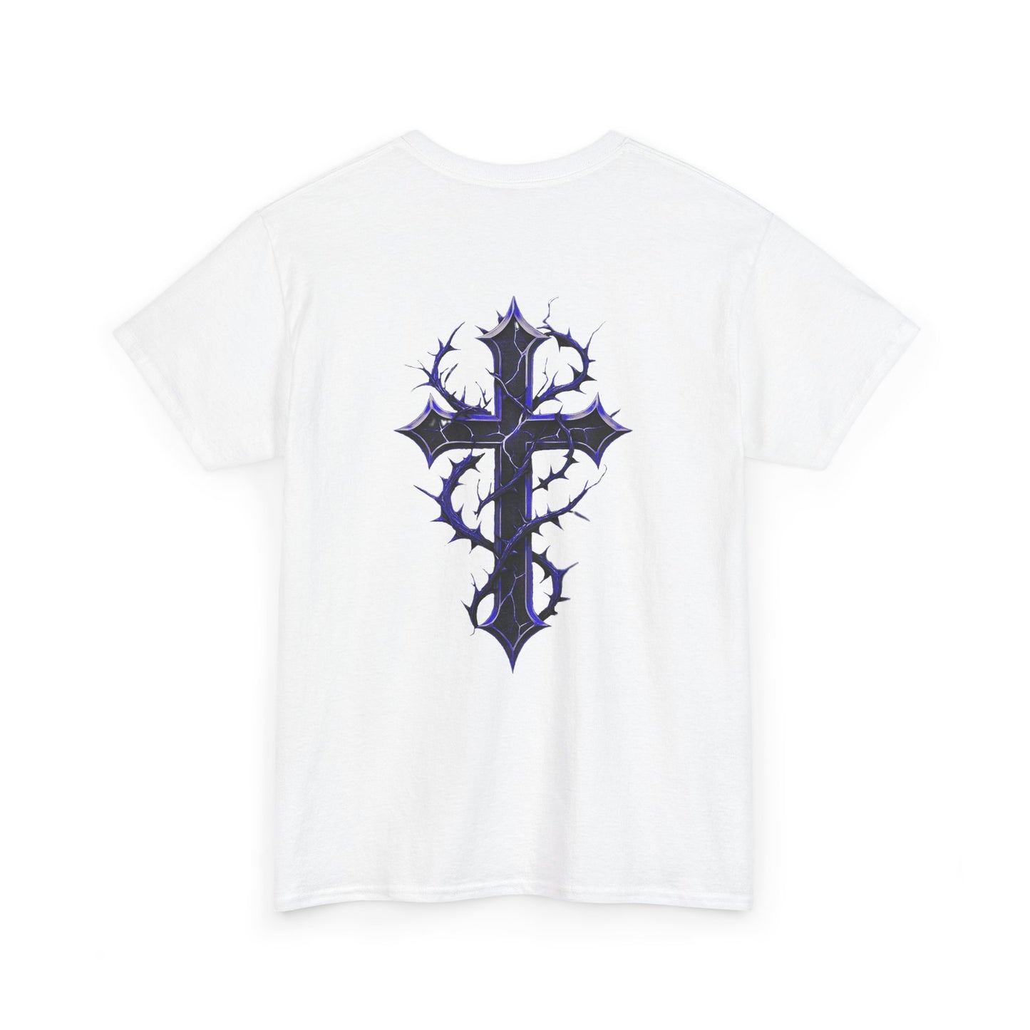 Fallen Angels Tee- Horizontal Text Front + Graphic Back