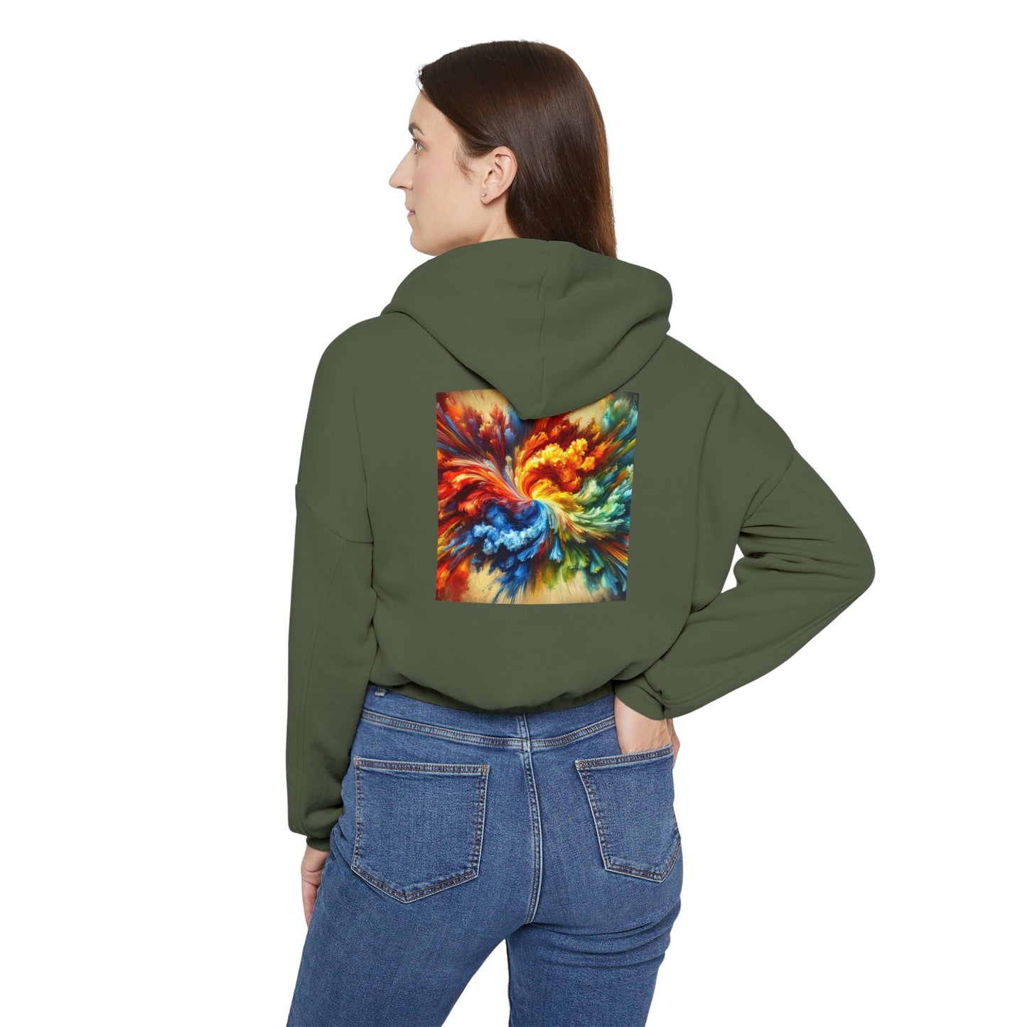 Fallen Angels Women's Cinched Bottom Hoodie