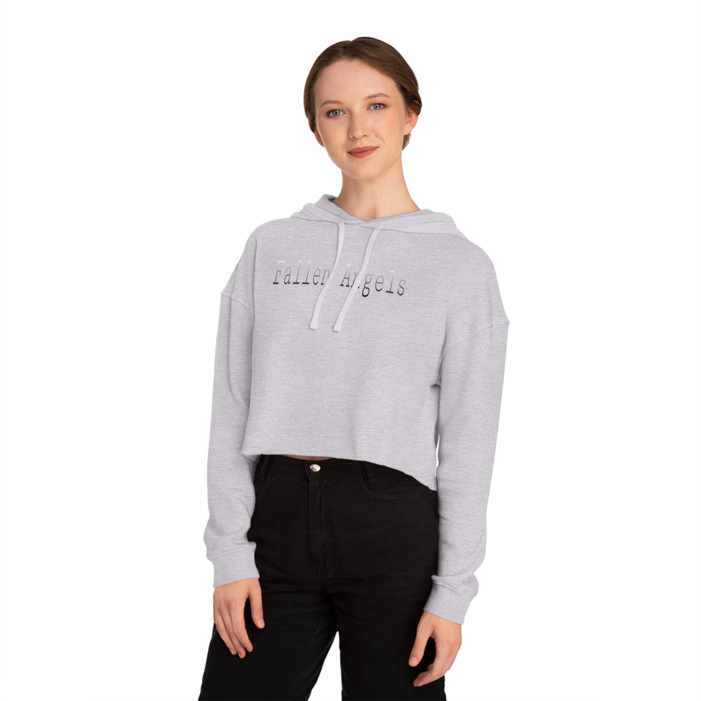 Fallen Angels Women's Cropped Hooded Sweatshirt