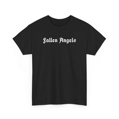 Fallen Angels Tee —Horizontal Text Front + Graphic Back